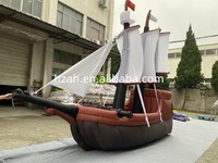 Modèle de bateau pirate gonflable géant Bateau pirate gonflable pour la publicité