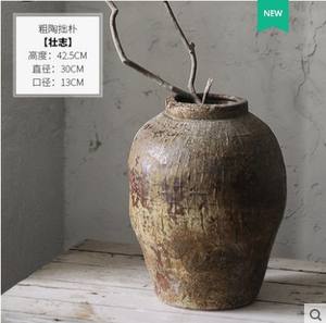 Pots Vintage Faits à la Main Restauré Vieux Vases Pots En Argile Club House Guesthouse Hôtel Articles Décoratifs Designer Ameublement Doux - Product Image 4