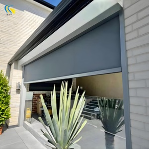 Chất Lượng Cao Thông Minh Cơ Động Cơ Vườn Bóng Râm Màn Trập Tối Giản Zip Màn Hình Rèm Cho Ngoài Trời Dọc Phòng Khách Ban Công - Product Image 1