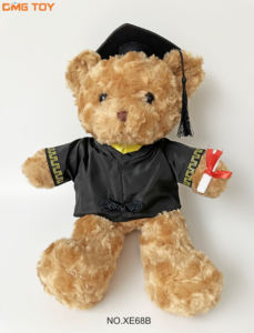 Oso marrón claro de 35cm, juguetes de peluche de 45cm, oso de <span class=keywords><strong>Doctor</strong></span> blanco, juguetes de peluche para niños, juguetes de peluche personalizados - Product Image 4