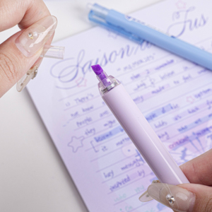 Marcadores <span class=keywords><strong>Pastel</strong></span> Suaves de 12 Colores, Delicados con los Ojos, de Secado Rápido, con Punta a Presión, para la Vuelta al Cole, Oficina y Diario - Product Image 4