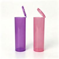 Tubes de stockage larges résistants aux enfants 25*114 30*116mm, ouverture par pression, tubes en plastique pré-ouverts CR