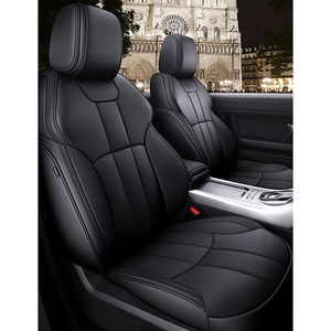 Xiangta luxe étanche personnalisé en cuir Nappa housse de siège de voiture ensemble noir pour Range Rover Sport Velar Discovery <span class=keywords><strong>Evoque</strong></span> - Product Image 2