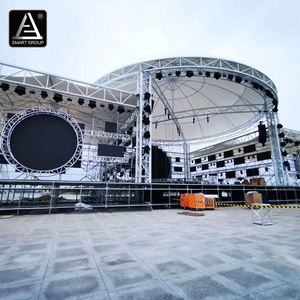 ระบบโครงถักเวทีอลูมิเนียมแบบประกอบเองสำหรับงานเทศกาลดนตรีกลางแจ้ง ระบบโครงถักไฟเวที โครงถักแสดงสินค้า - Product Image 4