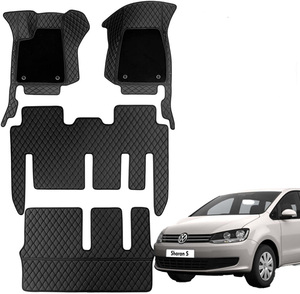 Tapis de voiture personnalisés de nouveau Style tapis de sol de voiture MPV durables imperméables pour <span class=keywords><strong>Volkswagen</strong></span> <span class=keywords><strong>Sharan</strong></span>/Ford S-MAX/Renault Espace - Product Image 1