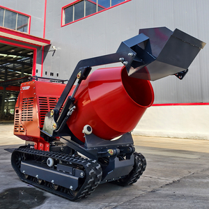 Frete grátis Carregador de auto-carregamento Mini Betoneira 750kg Trilha de borracha com KOOP diesel Engine Portable Machinery - Product Image 6