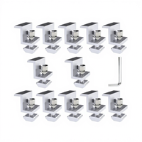 Structure de montage solaire réglable, supports de fixation pour toiture, pinces de fixation pour panneaux solaires, pinces d'extrémité et pinces intermédiaires pour panneaux solaires