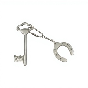 Horse Shoe Keyring For Gifts Promotional Collectable Metal Key Chains Metal Crafts Equestrian Style Horse Shoe Keyrings <b>Cheap</b> - Product Image 1