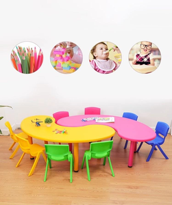 Juego <span class=keywords><strong>de</strong></span> <span class=keywords><strong>Mesa</strong></span> y Silla <span class=keywords><strong>de</strong></span> Estudio para Niños <span class=keywords><strong>de</strong></span> Plástico, Diseño Moderno y Seguro, Muebles Escolares - Product Image 1