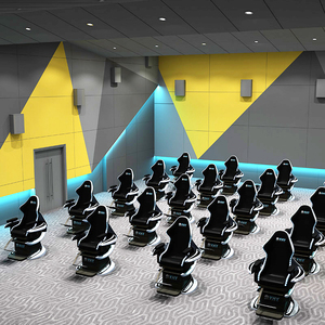 Simulateur de mouvement professionnel 3-DOF, cinéma dynamique VR, fauteuil de réalité virtuelle 9D avec une vaste bibliothèque de films HD - Product Image 1