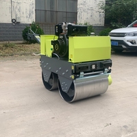 Compacteur de sol hydraulique de 0,5 à 2 tonnes, machine à rouleaux vibrante avec double tambour, composants principaux du moteur