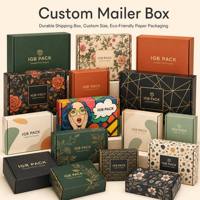 Échantillon Gratuit - Grande Boîte Postale Ondulée Personnalisée pour Avion, Impression de Logo, Emballage en Carton, Boîte d'Expédition Cadeau avec Logo