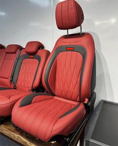 Fundas de Asiento de Cuero Personalizadas al por Mayor <span class=keywords><strong>para</strong></span> Mercedes-Benz Clase C, Clase E, GLC, GLE, Clase A, Juego Completo de 5 Plazas - Product Image 2