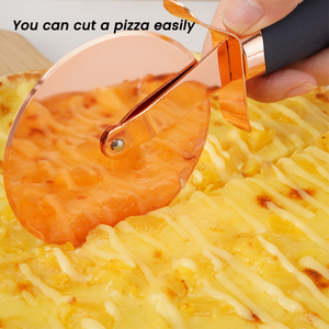 Cortador de <span class=keywords><strong>Pizza</strong></span> Redondo de Acero Inoxidable, Nuevo - Product Image 3
