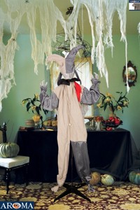 Aroma - Decoración <span class=keywords><strong>de</strong></span> <span class=keywords><strong>Payaso</strong></span> <span class=keywords><strong>Animado</strong></span> <span class=keywords><strong>de</strong></span> Halloween <span class=keywords><strong>de</strong></span> 5.5 Pies <span class=keywords><strong>de</strong></span> Altura con Ojos Iluminados, Sonido <span class=keywords><strong>de</strong></span> Risa y Cuerpo Móvil - Product Image 3