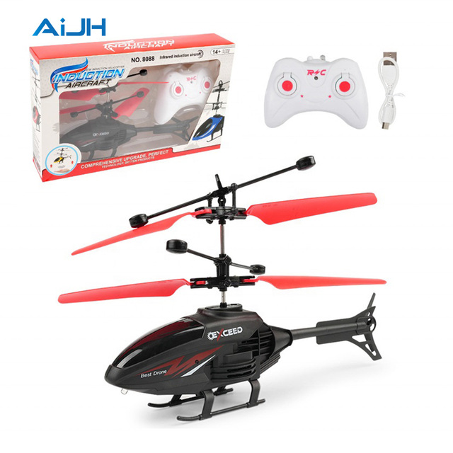 AiJH Flying Induction Rc Helicopters Plane Flying Two-Way Induction Unmanned Aircraft Sensor Rc Plane Toy