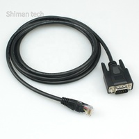 Cable de consola serie RJ45 a DB9 macho