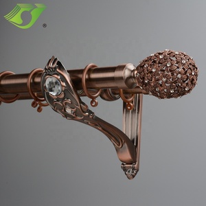Stardeco Phổ Biến Trang Chủ Trang Trí Tùy Chỉnh 28Mm Sang Trọng Mini Curtain Rod Đặt Kim Loại Thanh Rèm Cửa Sổ - Product Image 6