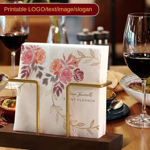 Khăn giấy vuông in logo tùy chỉnh, đèn LED hiện đại, dùng cho nhà hàng, giao hàng, bán buôn, khăn giấy thương mại - Product Image 2