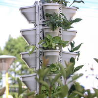 Jardinière murale suspendue auto-arrosant Vertical Herb Green Wall System Pots avec support