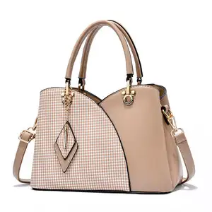 2024 Fashion Pu Leather Women Tote Bag Causal Shoulder Bags Women Handbags Ladies Wholesale