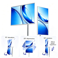 Movable Smart Screen Portable Touch Screen Mobile All-in-One Display Rotatable Smart Monitor 27" Rolling IPS Panel 120Hz Refresh