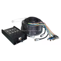 DB25-Stecker auf XLR-Stecker Optisches Glasfaserkabel TLM9 Professionelles Tragbares Nicht-Abschirmendes Kabel