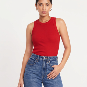 High Neck Tank <b>Top</b> Women Cotton Soft Breathable Summer Vest OEM Manufacturer Bulk Wholesale Fashion Casual <b>Top</b> - Product Image 1