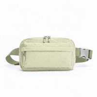 Sac de poitrine unisexe en polyester imprimé personnalisé, étanche, en forme de coussin, avec fermeture éclair et fermoir, idéal pour le sport, les voyages et les activités de plein air