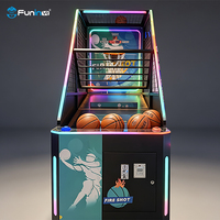 Machine d'arcade de tir au basket-ball de rue classique de haute qualité, à monnayeur, pour adultes, pour sports d'intérieur