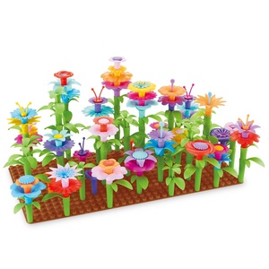 <strong>Kids</strong> Educational Create Flower Garden Colorful Building Blocks <strong>Set</strong> STEM DIY Assemble Stacking <strong>Gardening</strong> Flower Construction Toy - Product Image 1