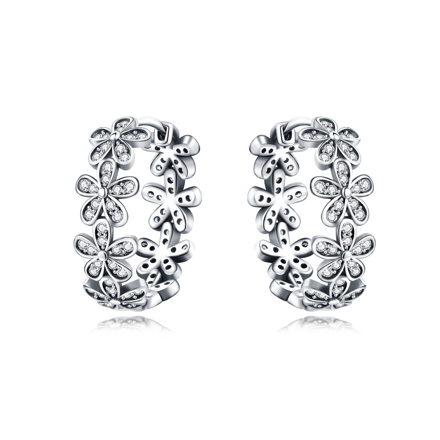 Boucles d'oreilles marguerite 4067