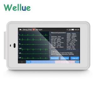 Wellue Pcecg 500 24 Uur 12 Kanaals Draagbare <span class=keywords><strong>Ecg</strong></span> Machine 12 Leads Elektrocardiograaf Monitor <span class=keywords><strong>Ecg</strong></span> - Product Image 3