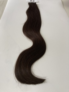 Extensions de cheveux humains en PU en gros, double trame, coupables, trame invisible, ondulations naturelles, ondulations profondes, personnalisables, marque privée, ODM - Product Image 4