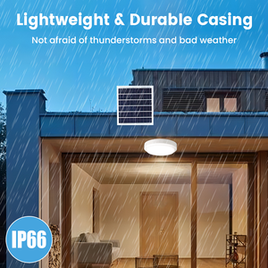Lampada Solare a LED Moderna <span class=keywords><strong>da</strong></span> 25W-500W per Interni ed Esterni, Impermeabile IP65/IP66, per Corridoi, Garage e Balconi, in Plastica - Product Image 5