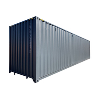 Conteneur de fret intermodal standard ISO à stockage latéral complet, conteneur d'expédition robuste de 40 pieds à ouverture latérale