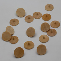 Marqueur de balle de golf artisanal en bois de hickory naturel, accessoire de parcours écologique et durable, excellent cadeau pour les golfeurs