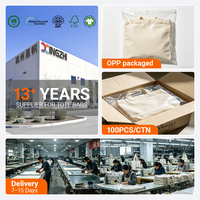 Sac Fourre-tout en Toile de Coton de Gros, Grand Cabas Réutilisable pour les Courses, Logo Personnalisable pour Usage Quotidien