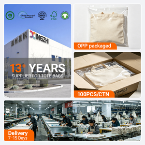 Wholesale Cotton <strong>Canvas</strong> <strong>Tote</strong> <strong>Bag</strong> <strong>Large</strong> Blank Grocery Reusable Shopping <strong>Bag</strong> Custom Printable Logo with Daily Use - Product Image 6
