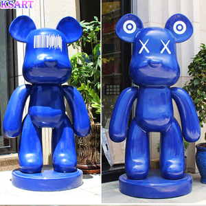 Ours rose liquide ours violent <span class=keywords><strong>peinture</strong></span> couleur <span class=keywords><strong>peinture</strong></span> Super violent ours magasin décoration maison accessoires artisanat fibre de verre résine - Product Image 5