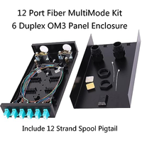 144 Cores SC/APC Fiber Optic Patch Panel LC FC kotak Terminal 72 48 24 12 Cores rak Mount ODF untuk 4G 3G WiFi jaringan FTTH