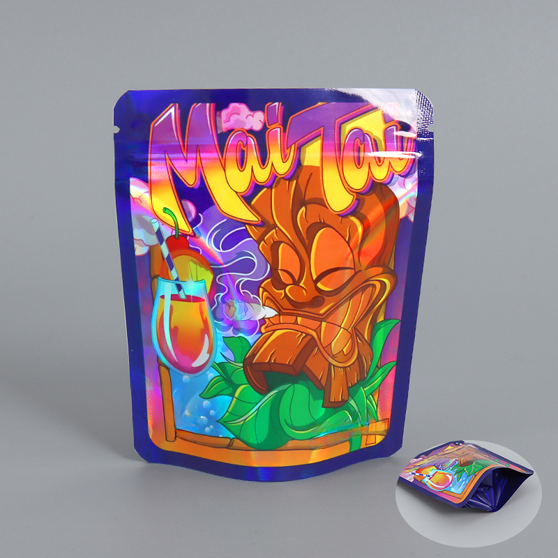 Portable Reusable Mylar Bags Stand Pouch
