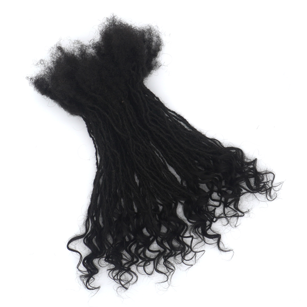 Vast Hair Workshop Craft Detail 5 for KAMA Handmade Interlocking Sisterlock Curly Tips 100% Remy INDIAN Human Hair Permanent Micro Locs Extensions Soft Dreadlocks