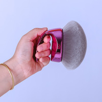 Best-seller Pinceau pour timbre à poudre libre à tête de champignon végétalien pour visage et corps Pinceau multifonctionnel pour poudre de cou