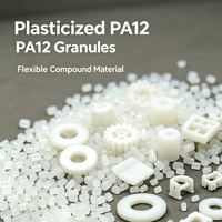Granulés plastifiés PA12 super flexibles, pastilles de polyamide 12 souples, matière première en nylon robuste pour composants moulés industriels