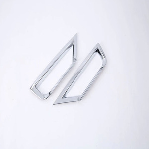 Accessoires extérieurs de voiture décoration de haute qualité pour phare antibrouillard avant, garnitures de couverture de sourcil pour Volkswagen T-ROC 2018 - Product Image 3