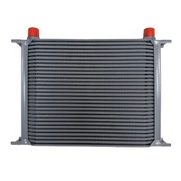 Refroidisseur d'huile hydraulique à plaques et ailettes 300W, radiateur en aluminium pour système de refroidissement de chargeuse souterraine avec certification CE