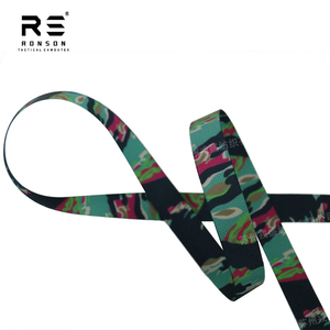 전술 가방 및 배낭 용 25mm 슬링 위장 인쇄 웨빙 MAIMI 호랑이 스트라이프 폴리에스터 웨빙 테이프 - Product Image 4