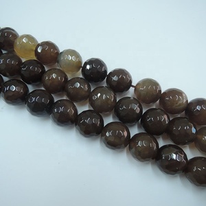 <span class=keywords><strong>Agata</strong></span> <span class=keywords><strong>Marrone</strong></span> 14 mm, Pietra Naturale per Creazione di Gioielli Fai-da-Te - Product Image 2