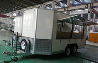 Remorque de transport fermée 2 essieux 2000 kg de charge utile maximale dimensions 14x6x7 importée de Chine